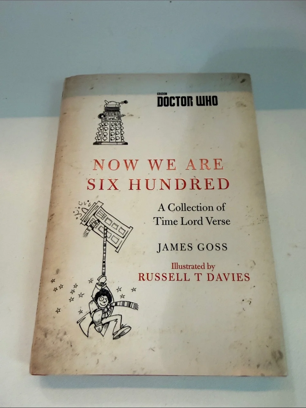 Doctor Who Licensed 'Now We Are Six Hundred' Wall Art Print - Cream & Red